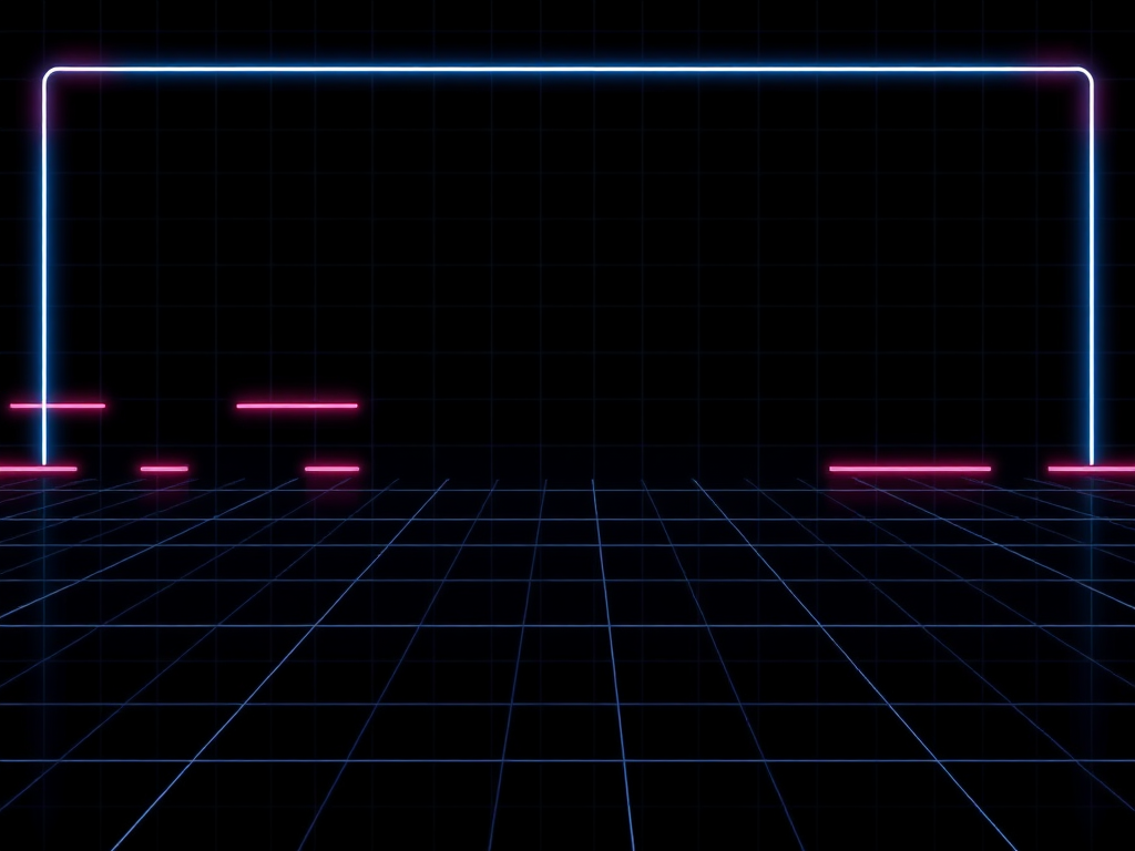 Cyberpunk neon background generated by FondoNegro